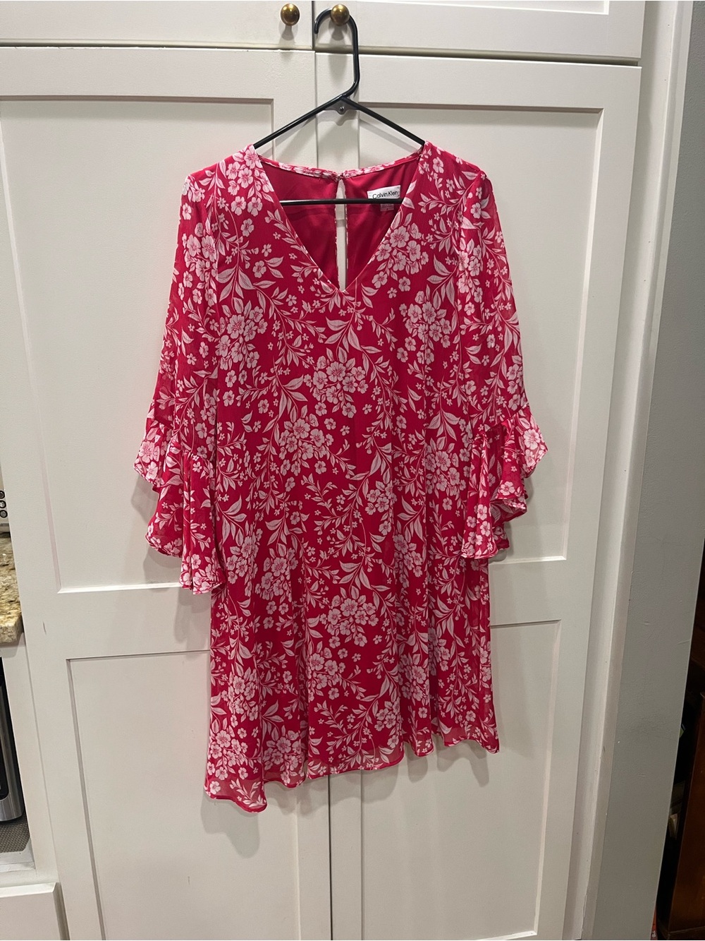 Calvin Klein Pink Floral Dress